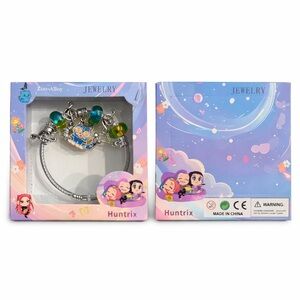 Huntrix Kpop Zinc Alloy Charm Bracelet Jewelry – Adjustable Beaded Bracelet